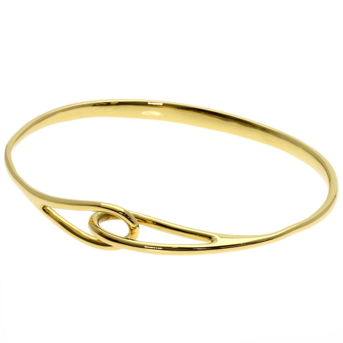 TIFFANY&Co. Double loop Bracelet K18 Yellow Gold Ladies [Used]