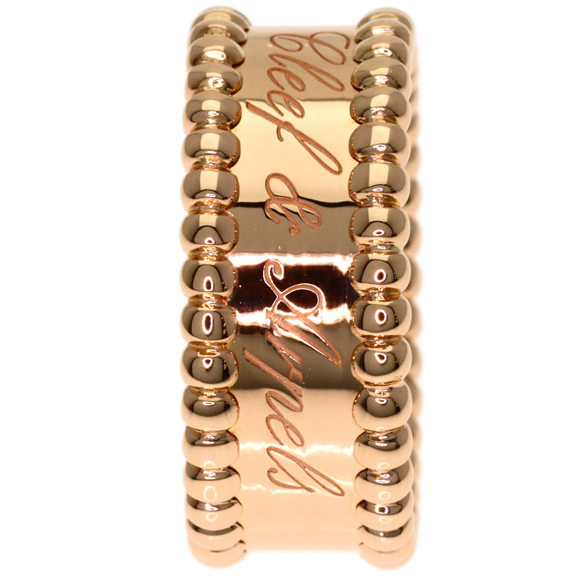 Van Cleef & Arpels Perle Signature #48 Ring K18 Pink Gold Ladies [Used]