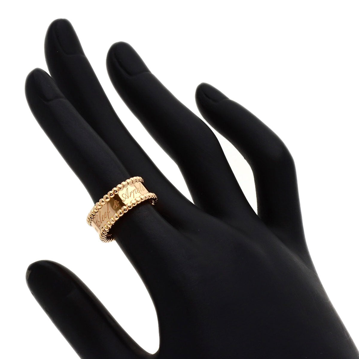 Van Cleef & Arpels Perle Signature #48 Ring K18 Pink Gold Ladies [Used]