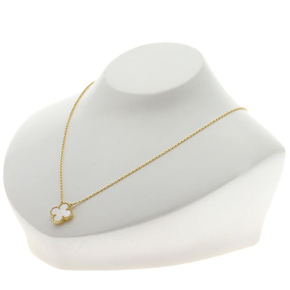 Van Cleef & Arpels Vintage Alhambra Shell Necklace K18 Yellow Gold Ladies [Used]