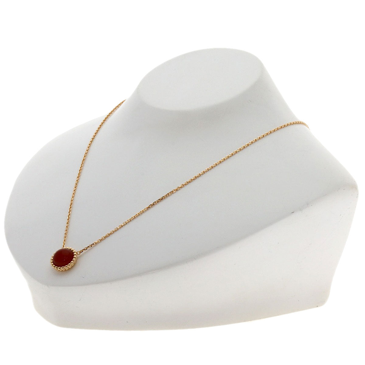 Van Cleef & Arpels Perle Couleurs Carnelian Necklace K18 Pink Gold Ladies [Used]