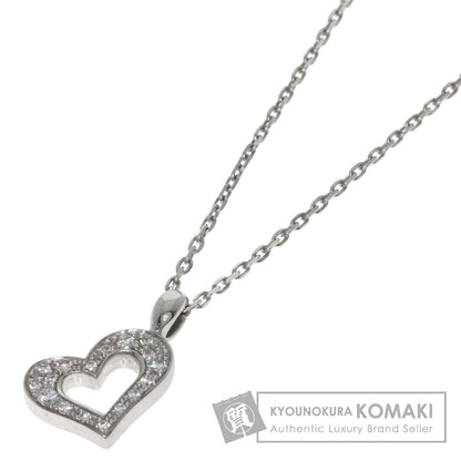 PIAGET Limelight Heart Diamond Necklace K18 White Gold Ladies [Used]
