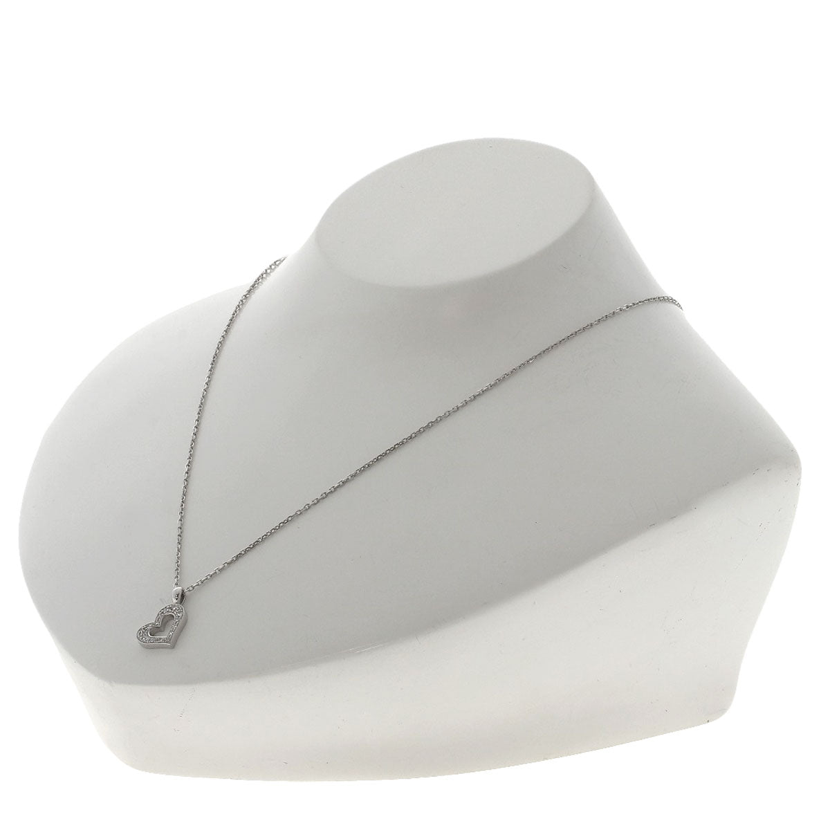 PIAGET Limelight Heart Diamond Necklace K18 White Gold Ladies [Used]