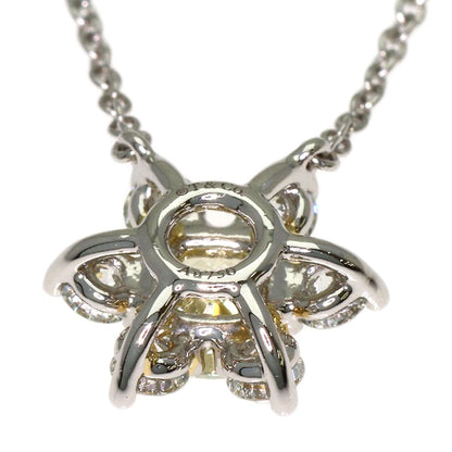 TIFFANY&Co. Buttercup Yellow Diamond Necklace Platinum PT950 18K Yellow GoldLadies [Used]