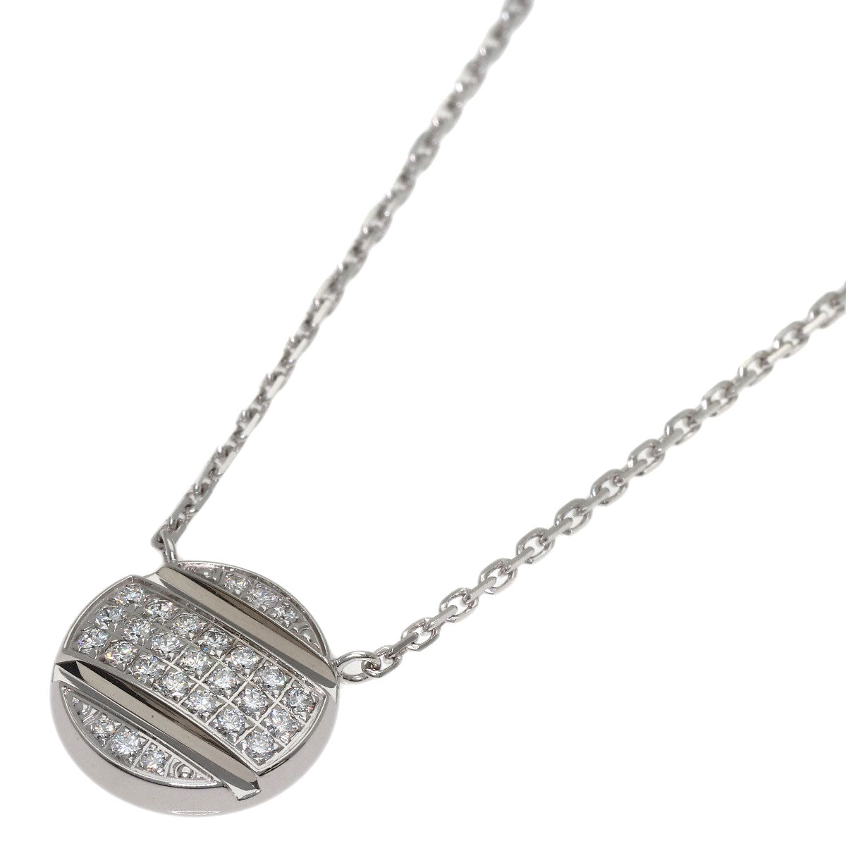 Chaumet Class One Diamond Necklace K18 White Gold Ladies [Used]