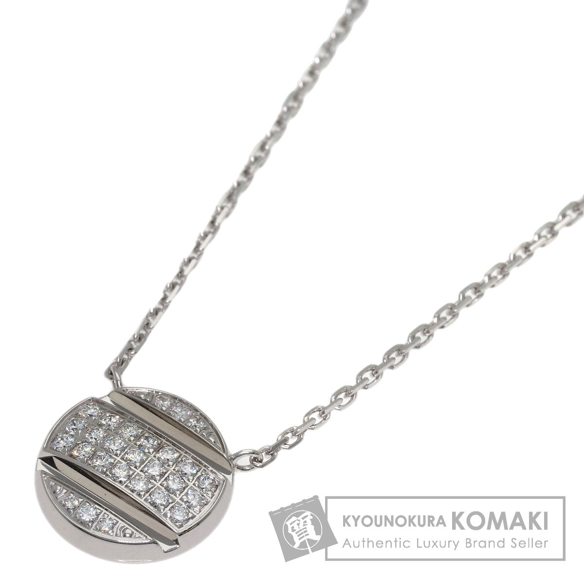 Chaumet Class One Diamond Necklace K18 White Gold Ladies [Used]