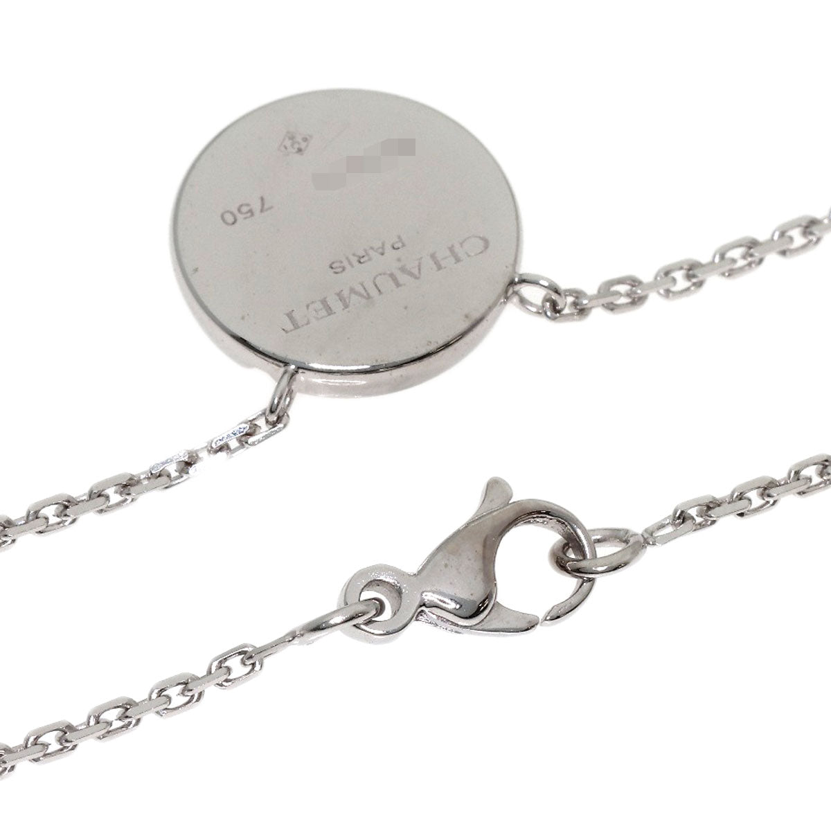 Chaumet Class One Diamond Necklace K18 White Gold Ladies [Used]
