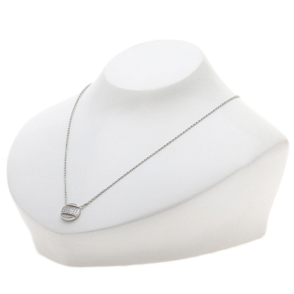 Chaumet Class One Diamond Necklace K18 White Gold Ladies [Used]