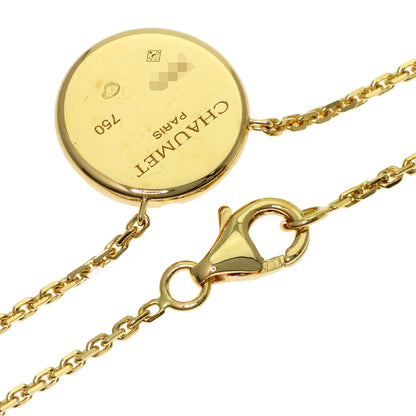 Chaumet Class One Citrin Diamond Necklace K18 Yellow Gold Ladies [Used]