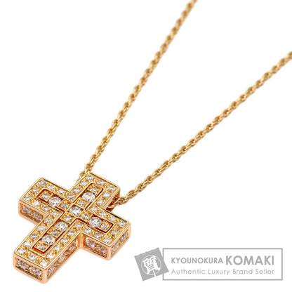 Damiani Belle Epoque XS Diamond Necklace K18 Pink Gold Ladies [Used]