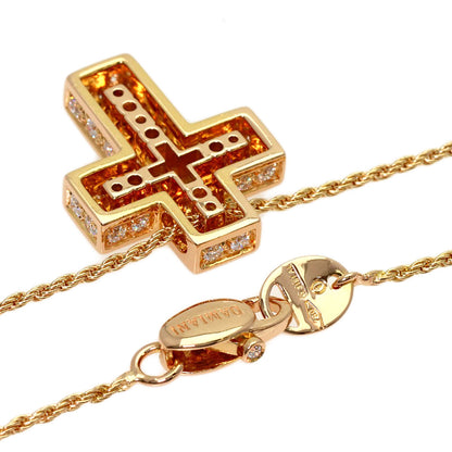 Damiani Belle Epoque XS Diamond Necklace K18 Pink Gold Ladies [Used]