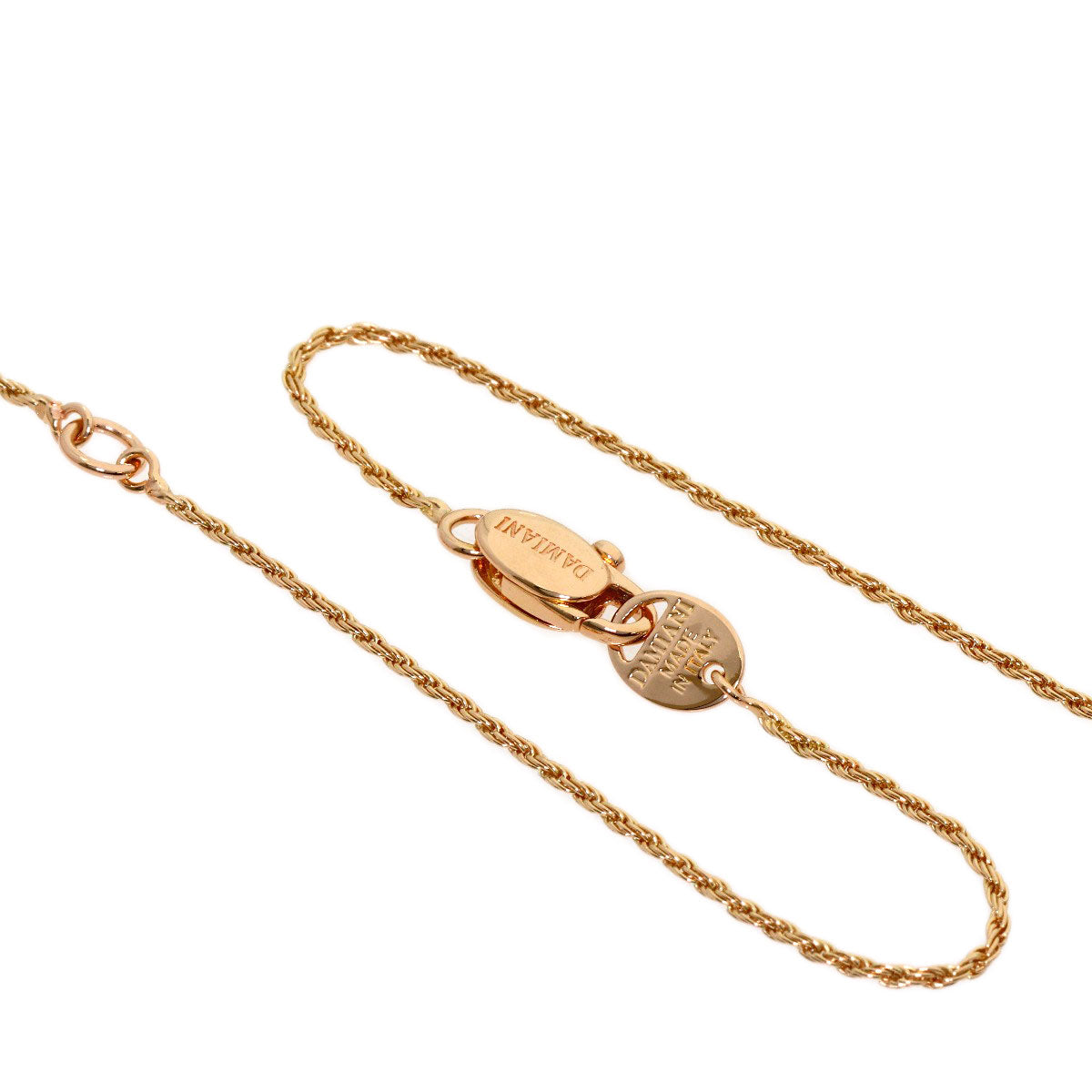 Damiani Belle Epoque XS Diamond Necklace K18 Pink Gold Ladies [Used]