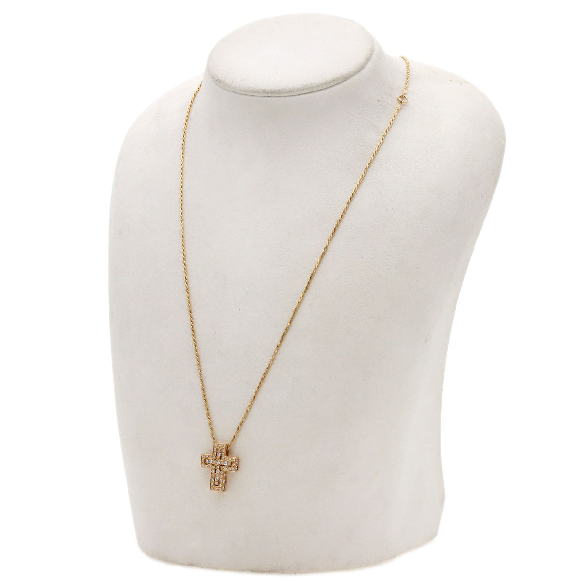 Damiani Belle Epoque XS Diamond Necklace K18 Pink Gold Ladies [Used]
