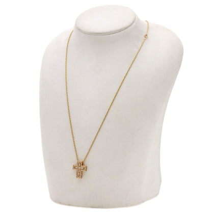 Damiani Belle Epoque XS Diamond Necklace K18 Pink Gold Ladies [Used]