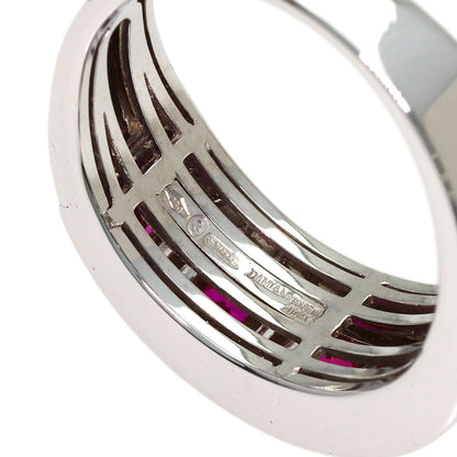 Damiani Belle Epoque Ruby Diamond Ring K18 White Gold Ladies [Used]