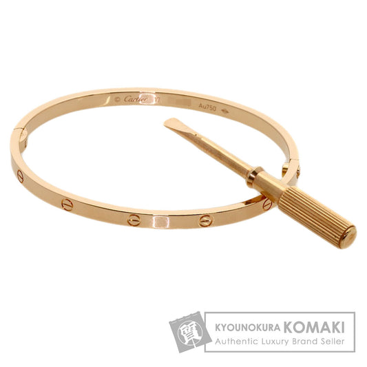 CARTIER LOVE Bracelets SM with driver # 17 Bracelet K18 Pink Gold Ladies [Used]