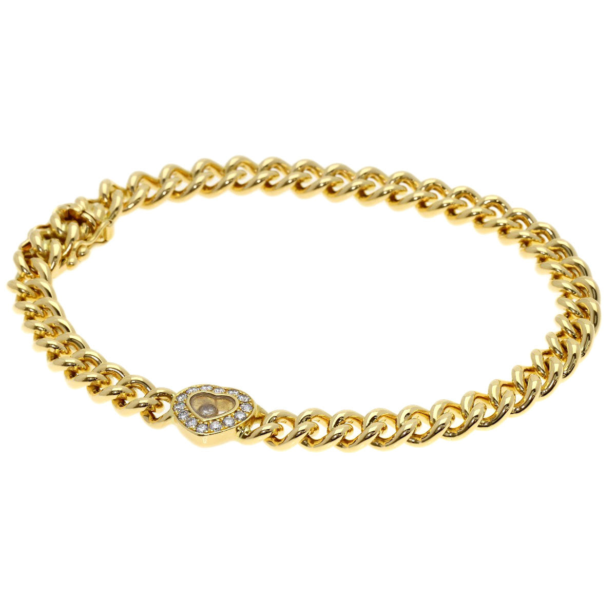 Chopard Happy diamond Bracelet K18 Yellow Gold Ladies [Used]