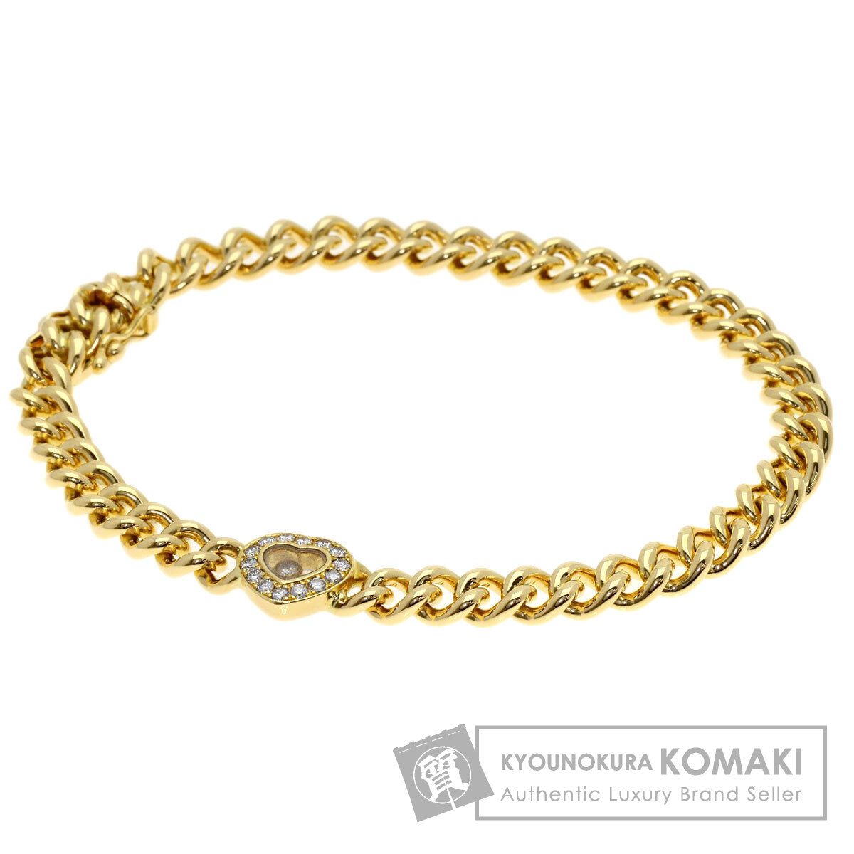 Chopard Happy diamond Bracelet K18 Yellow Gold Ladies [Used]