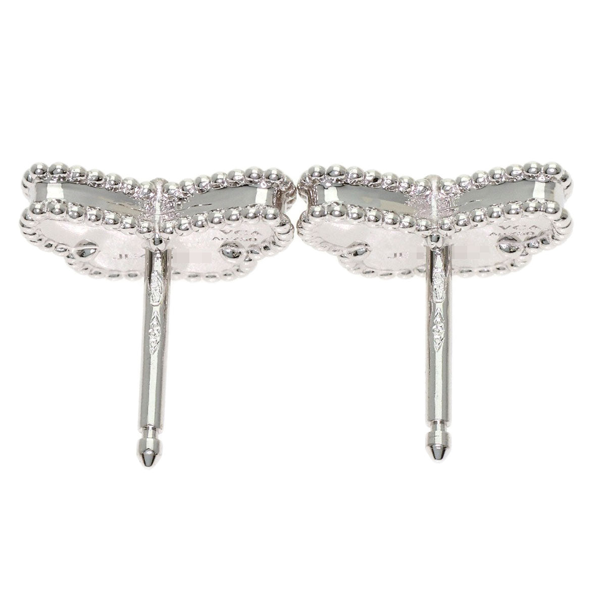 Van Cleef & Arpels Sweet Papillon Turquoise earring K18 White Gold Ladies [Used]