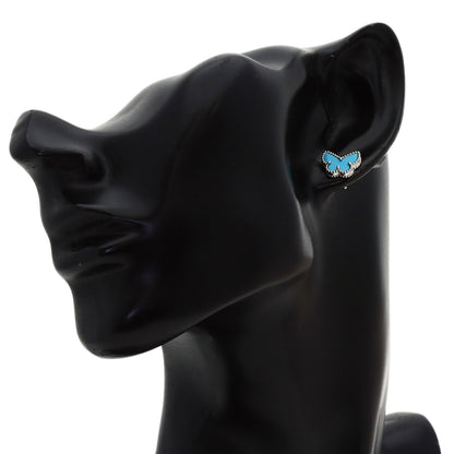 Van Cleef & Arpels Sweet Papillon Turquoise earring K18 White Gold Ladies [Used]