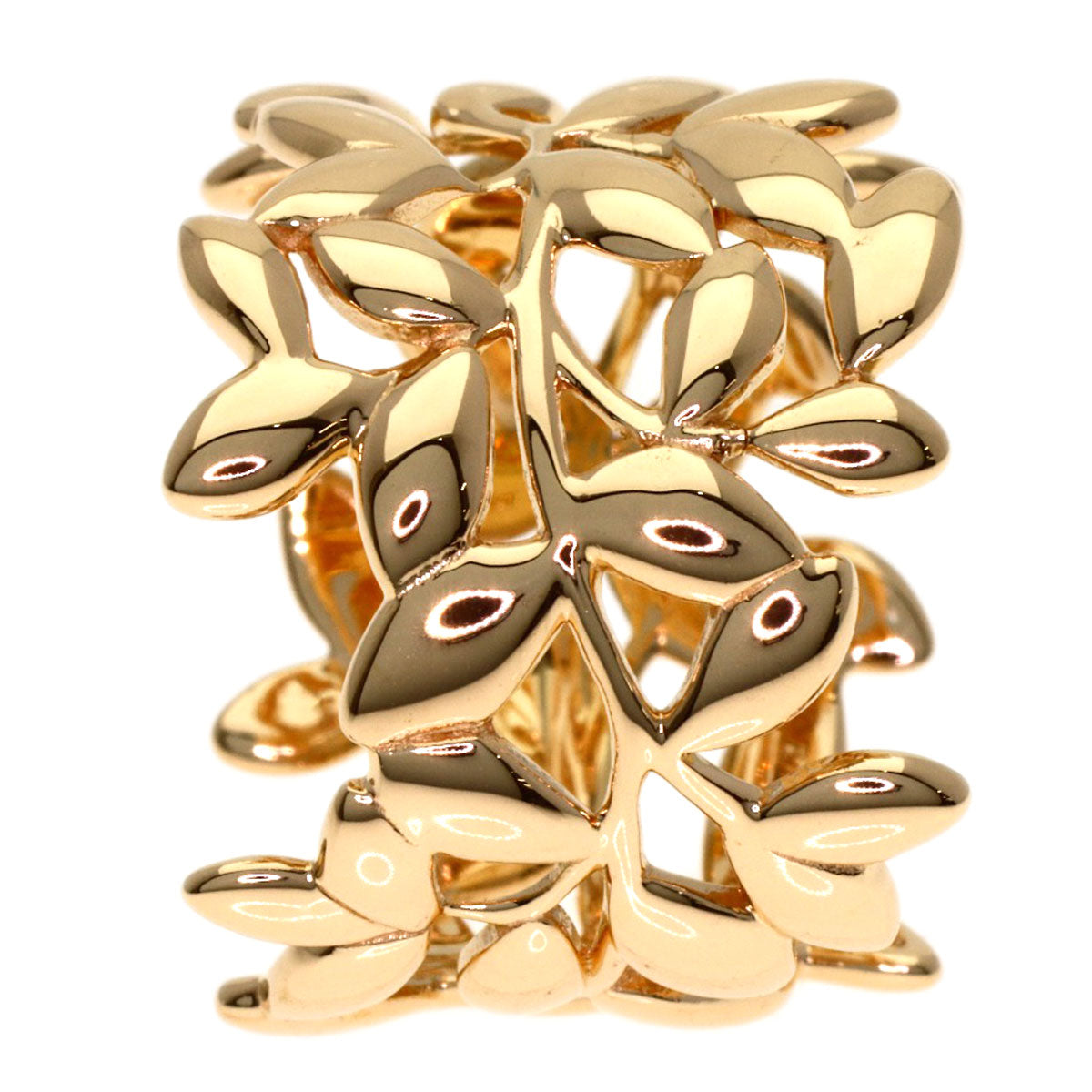 TIFFANY&Co. Olive leaf Ring K18 Pink Gold Ladies [Used]