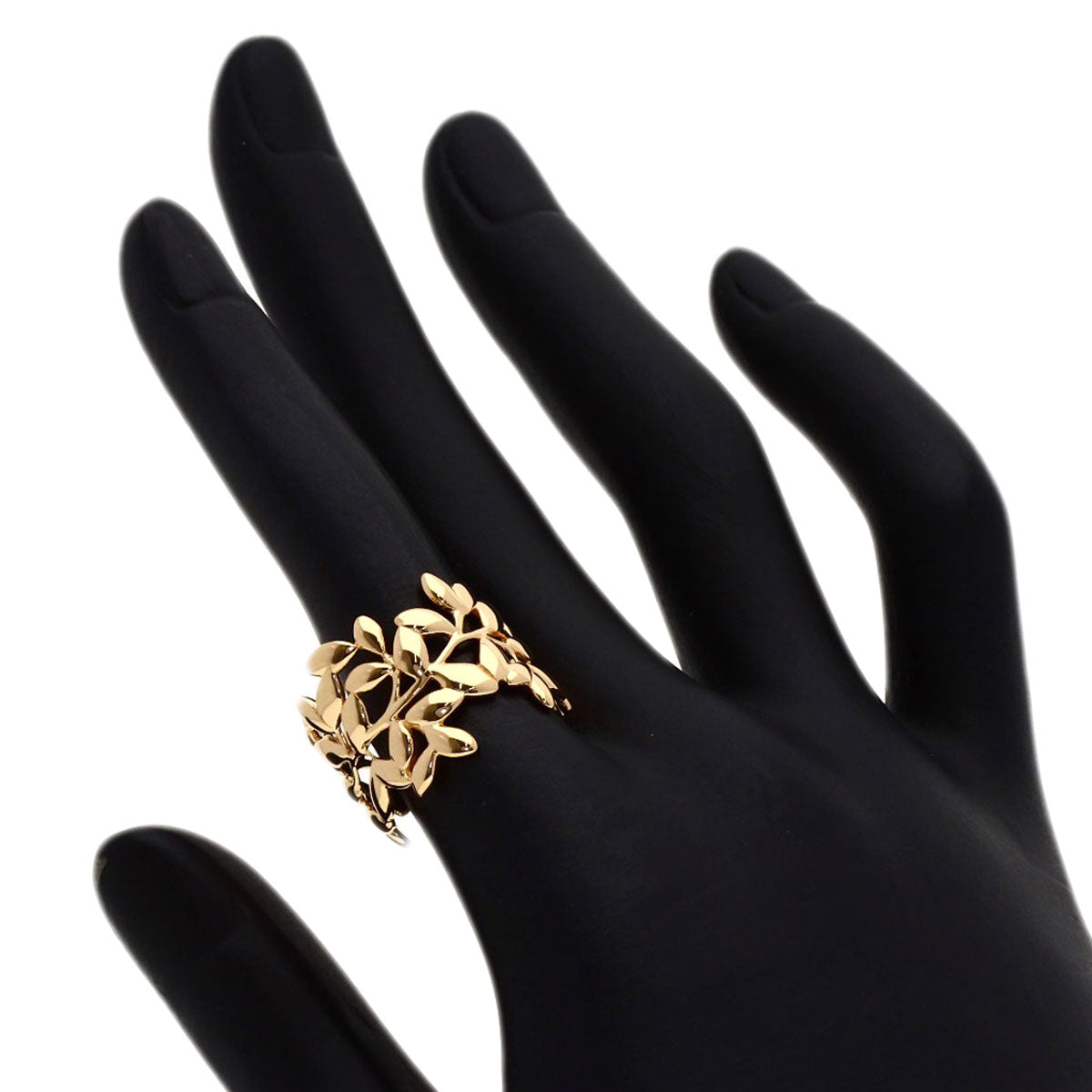 TIFFANY&Co. Olive leaf Ring K18 Pink Gold Ladies [Used]