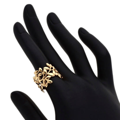 TIFFANY&Co. Olive leaf Ring K18 Pink Gold Ladies [Used]