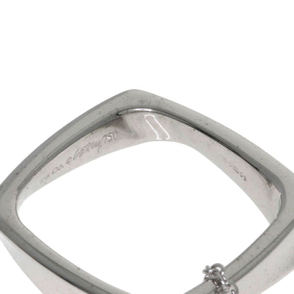 TIFFANY&Co. Torque Narrow Diamond Necklace K18 White Gold Ladies [Used]