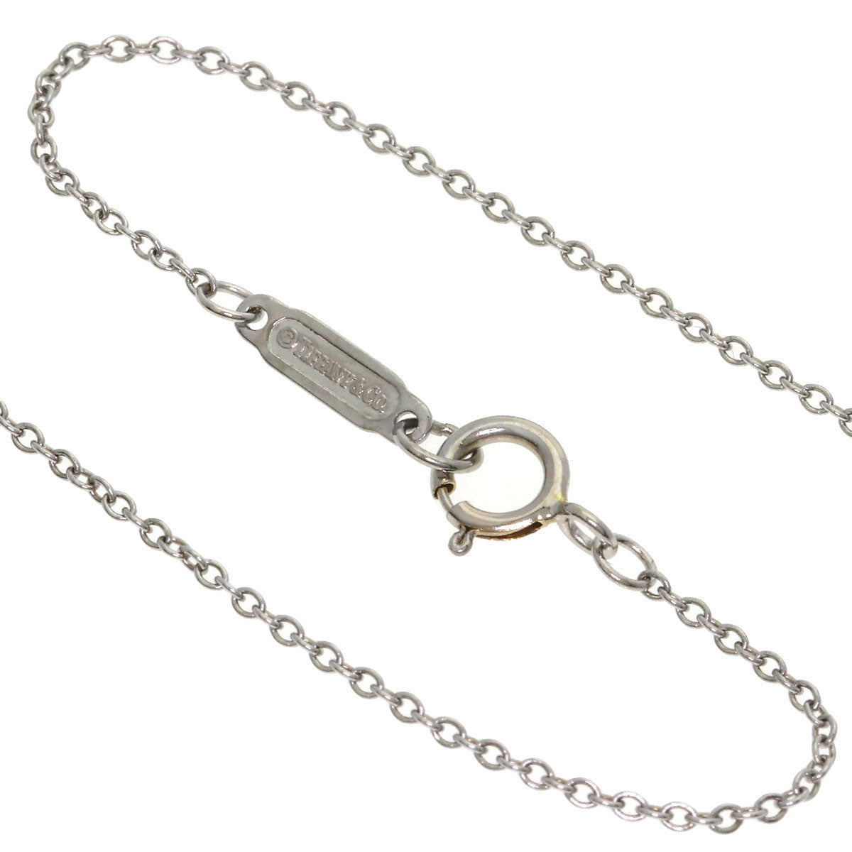 TIFFANY&Co. Aria Aquamarine Tourmaline Necklace K18 White Gold Ladies [Used]