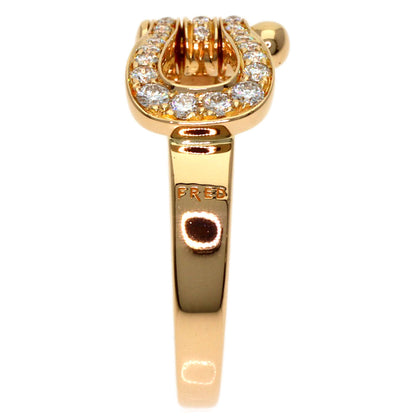 FRED Force 10 Medium Diamond #50 Ring K18 Pink Gold Ladies [Used]