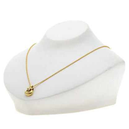 CELINE Vintage Diamond Necklace K18 Yellow Gold Ladies [Used]