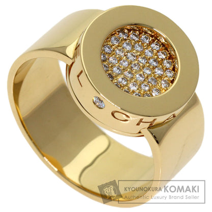 CHANEL La Ronde Pavé Diamond #53 Ring K18 Yellow Gold Ladies [Used]