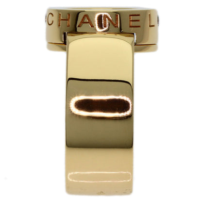 CHANEL La Ronde Pavé Diamond #53 Ring K18 Yellow Gold Ladies [Used]