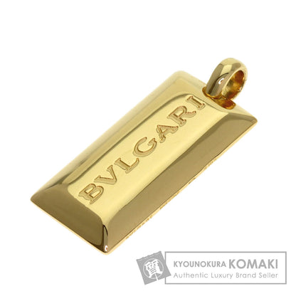 BVLGARI ingot Pendant top K18 Yellow Gold Ladies [Used]