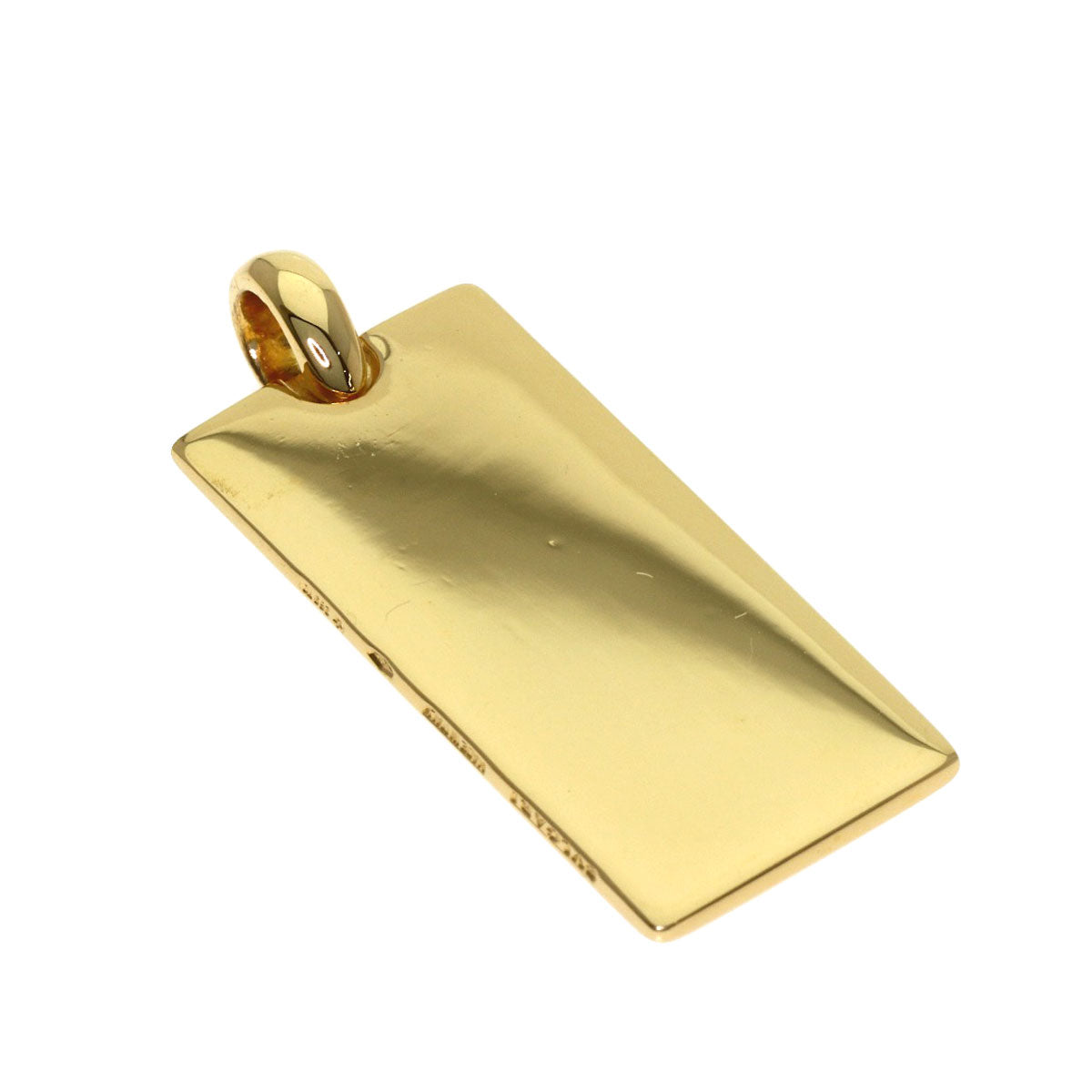 BVLGARI ingot Pendant top K18 Yellow Gold Ladies [Used]