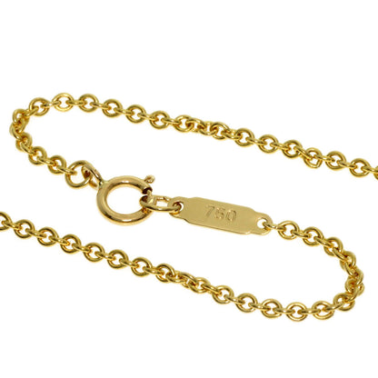TIFFANY&Co. Dots Heart Diamond Necklace K18 Yellow Gold PT950Ladies [Used]
