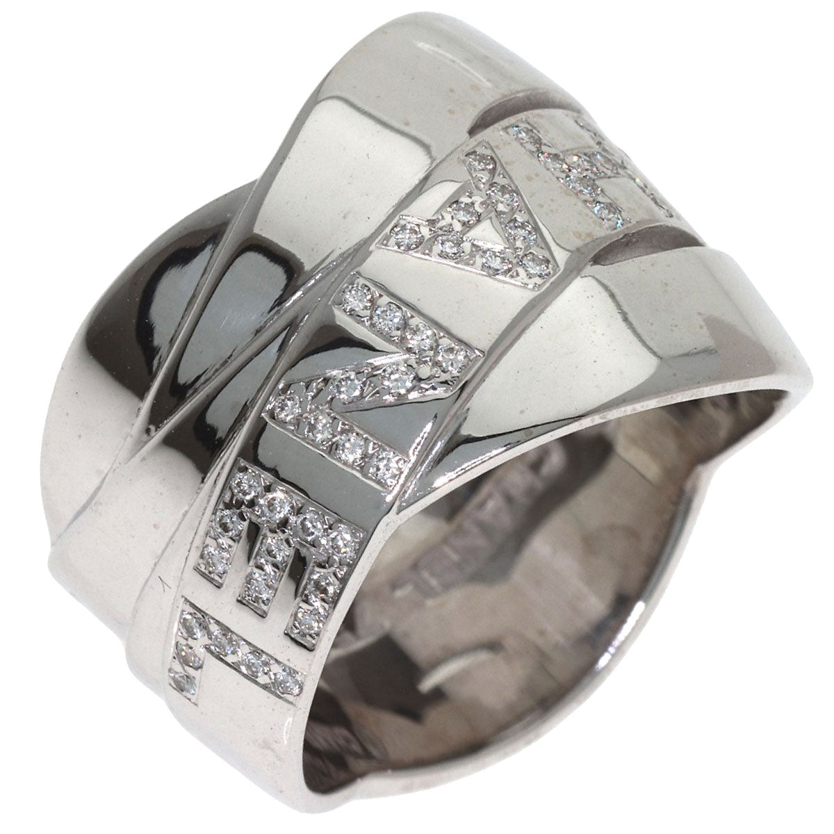 CHANEL Boldick Diamond Ring K18 White Gold Ladies [Used]