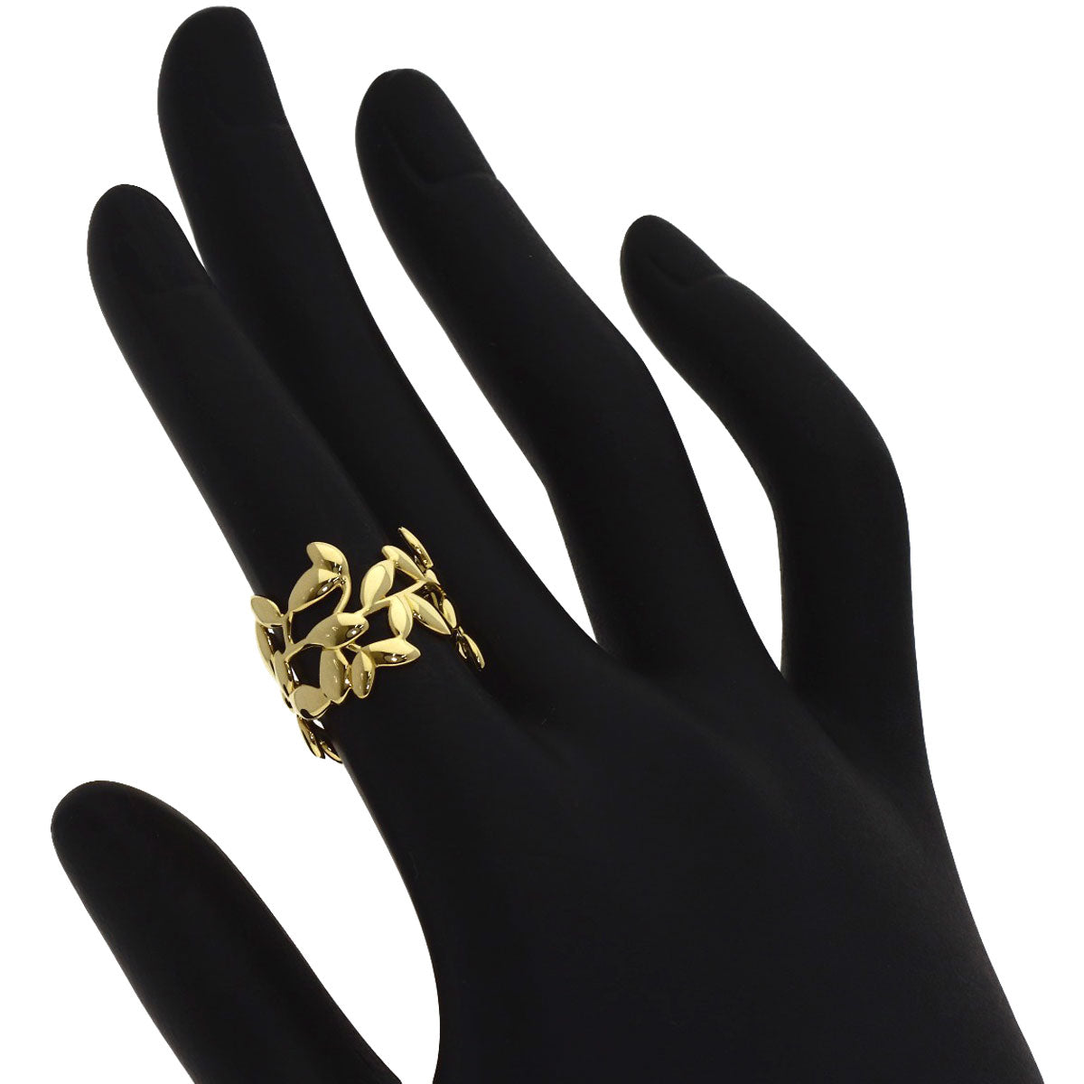 TIFFANY&Co. Olive leaf Ring K18 Yellow Gold Ladies [Used]
