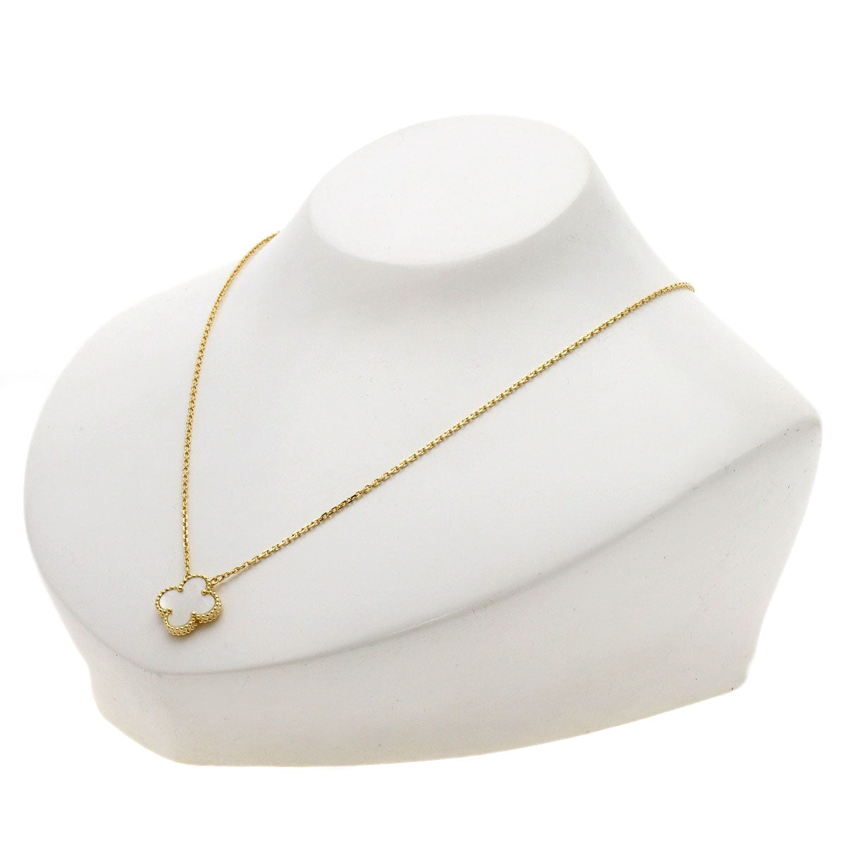 Van Cleef & Arpels Vintage alhambra Necklace K18 Yellow Gold Ladies [Used]