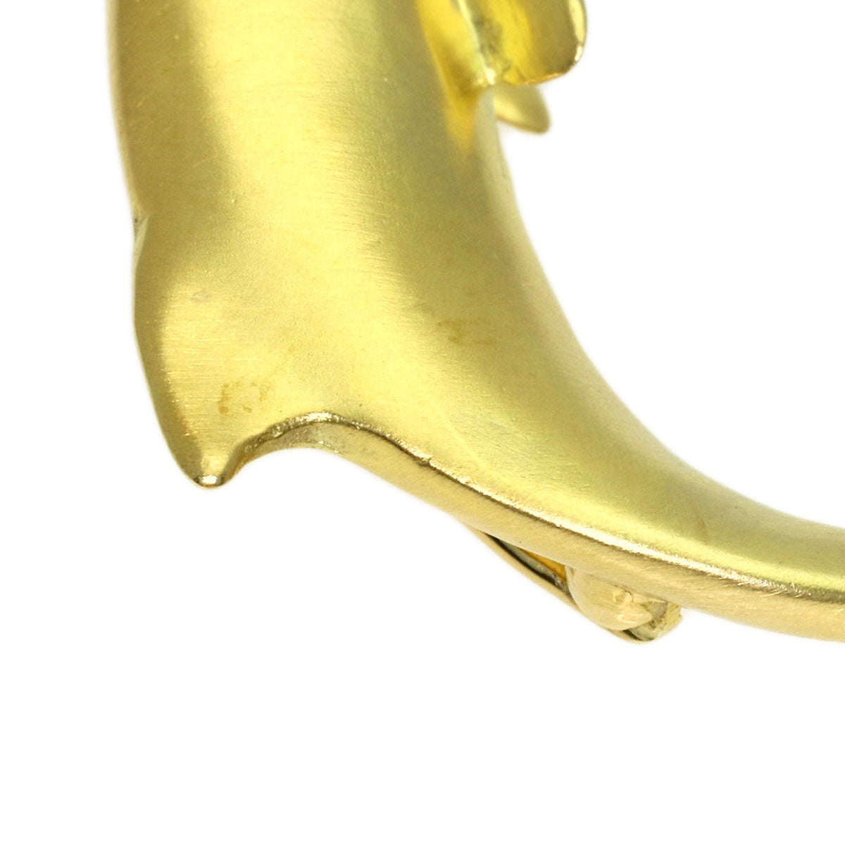 TIFFANY&Co. Dolphin Diamond Sapphire Brooch K18 Yellow Gold Ladies [Used]