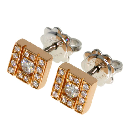 Damiani Belle Epoque Diamond earring K18 White Gold 18K Pink GoldLadies [Used]