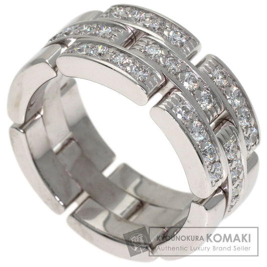 CARTIER PANTHERE Diamond #50 Ring K18 White Gold Ladies [Used]