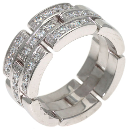 CARTIER PANTHERE Diamond #50 Ring K18 White Gold Ladies [Used]