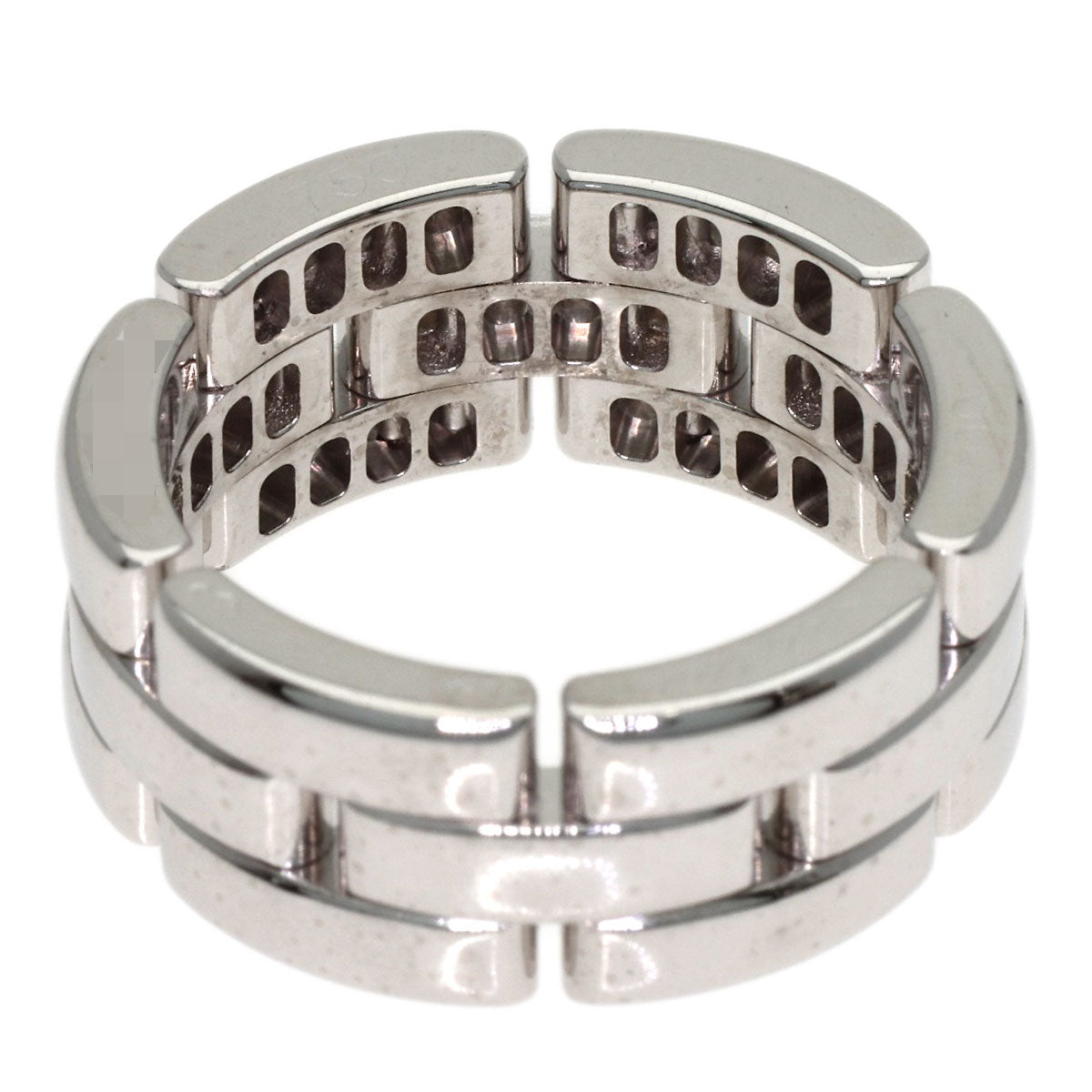 CARTIER PANTHERE Diamond #50 Ring K18 White Gold Ladies [Used]