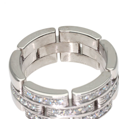 CARTIER PANTHERE Diamond #50 Ring K18 White Gold Ladies [Used]