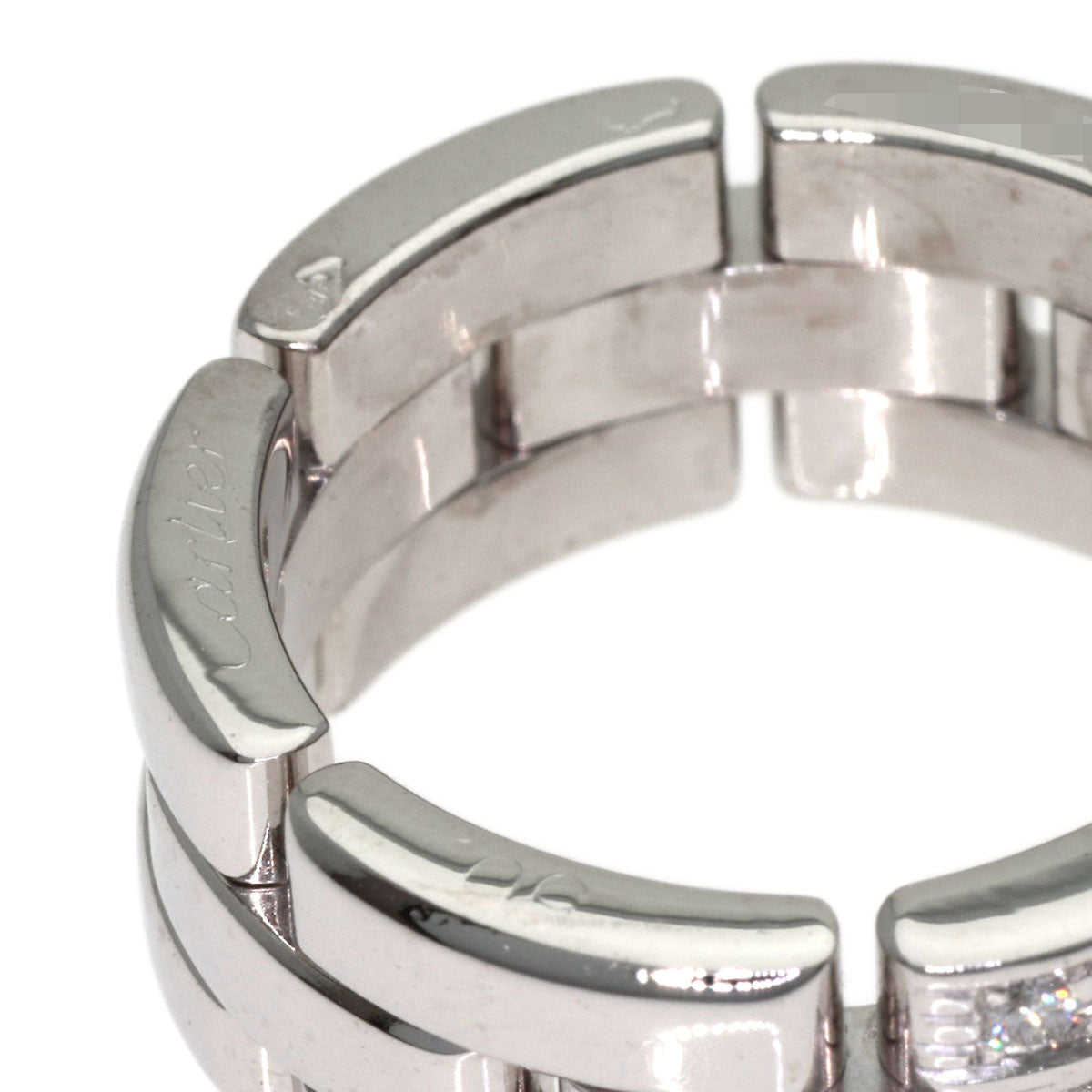 CARTIER PANTHERE Diamond #50 Ring K18 White Gold Ladies [Used]
