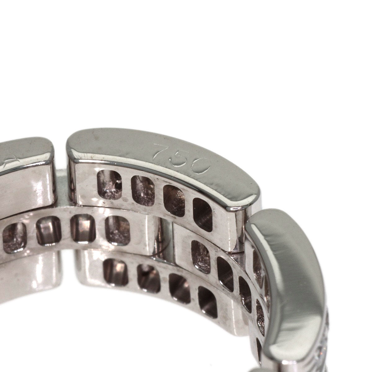 CARTIER PANTHERE Diamond #50 Ring K18 White Gold Ladies [Used]