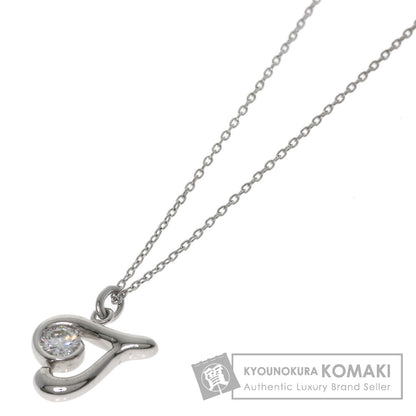 Kashikey Initial 1P Diamond Necklace K18 White Gold Ladies [Used]