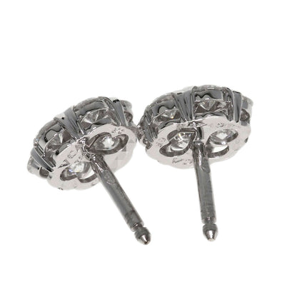 Van Cleef & Arpels Fleurette Small Diamond earring K18 White Gold Ladies [Used]