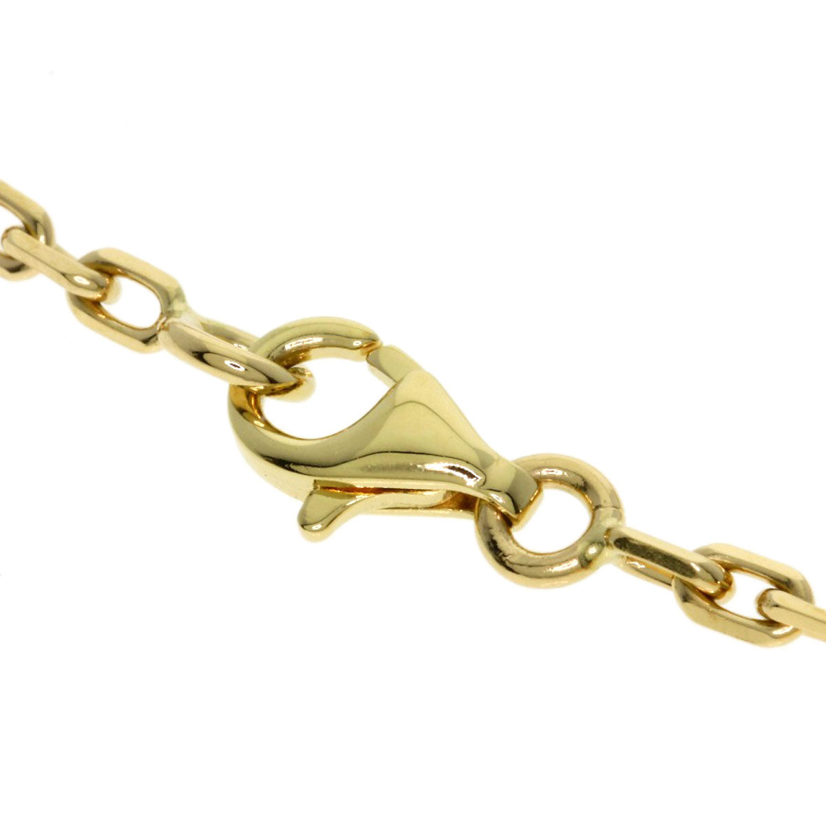 Van Cleef & Arpels Lucky Alhambra 4 Motif Shell Bracelet K18 Yellow Gold Ladies [Used]